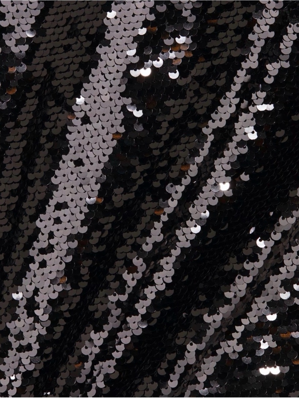 H&M Black Sequin Mini Skirt NWT Medium - Picture 3 of 6